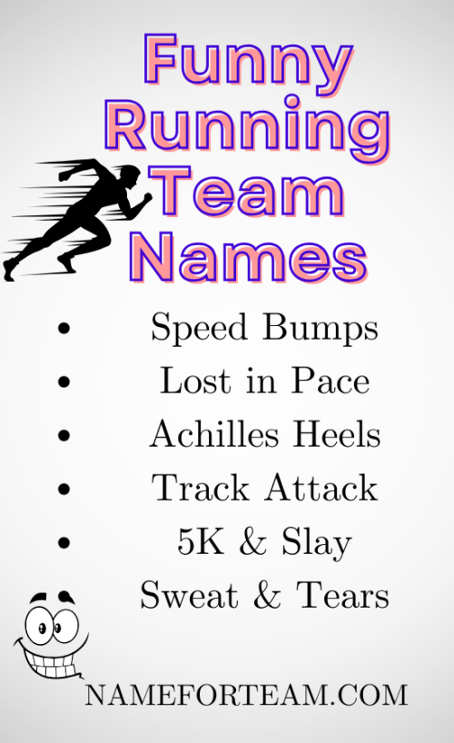 Funny Running Team Names