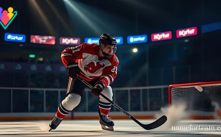 199+ Cool Hockey Team Names for Ice & Street Hockey Squads